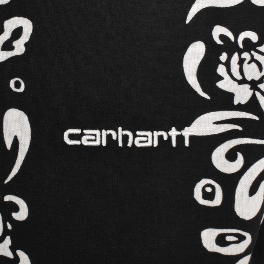 Carhartt WIP Floral Short Sleeve Shirt Black | Mainline